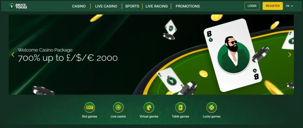 Bruce Pokies Casino Overview